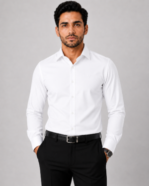 White Formal shirt Velaro